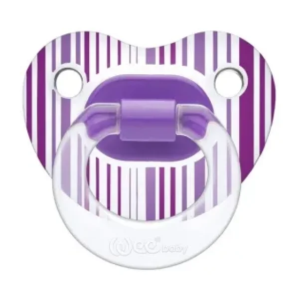 Wee Baby 836 Şeffaf Desenli Damaklı No:1 0-6 Ay Emzik