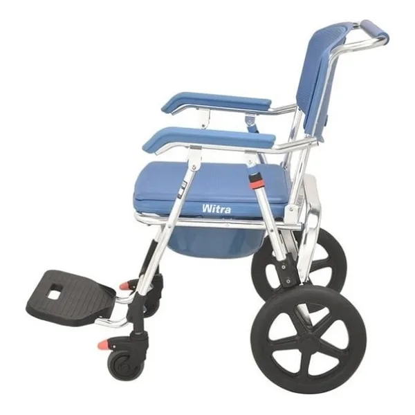 Witra Banyo ve Tuvalet Özellikli Tekerlekli Sandalye - Mavi - 100 cm