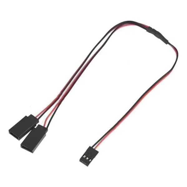 Y Tipi Servo Kablosu 60cm - 1JR Erkek 2 Futaba Dişi