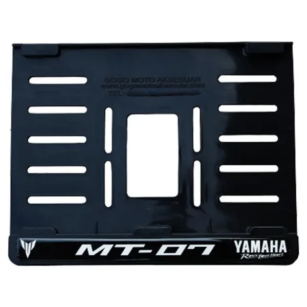 Yamaha Mt-07 Uyumlu 2 Plastik (15X24 Cm) Kırılmaz Plakalık