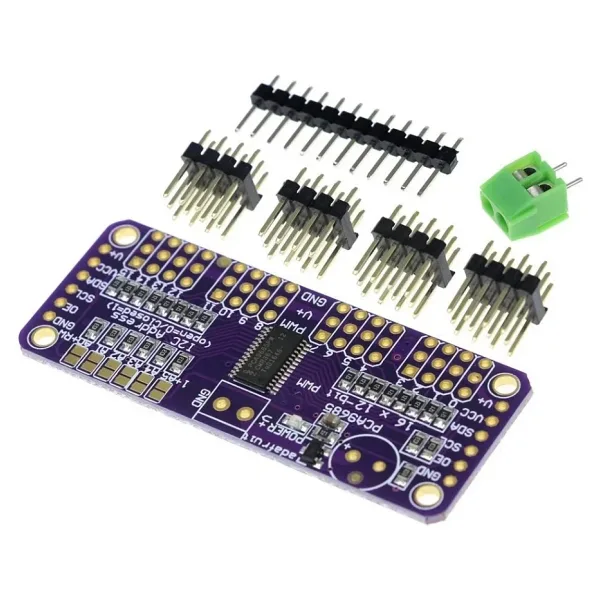 16 Kanal I2C PWM/Servo Sürücü Kartı PCA9685
