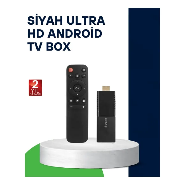 4K Ultra Hd Android Tv Stick - Tak Çalıştır Akıllı Tv Cihazı