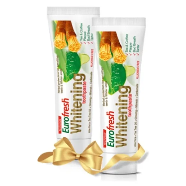 Aloe Veralı Misvaklı Beyazlatıcılı Diş Macunu 2li Alım 112gr