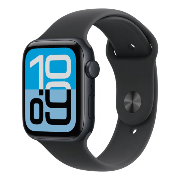 Apple Watch SE 3 GPS 44mm Gece Yarısı Alüminyum Kasa ve Gece Yarısı Spor Kordon Akıllı Saat