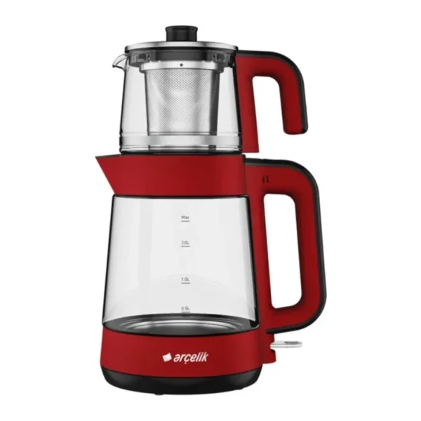 Arçelik CM 6964 K Resital Kırmızı 1900 W Cam Çay Makinesi