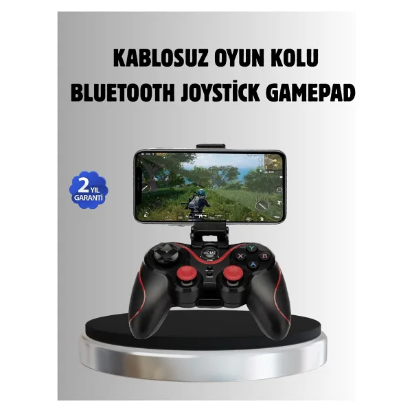 Bluetooth Kablosuz Gamepad Tv Pc Telefon Uyumluluğu Kolay Bağlantılı ( Lisinya )