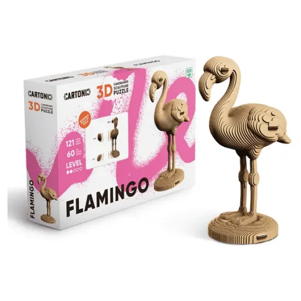 Cartonic Flamingo 3D Puzzle