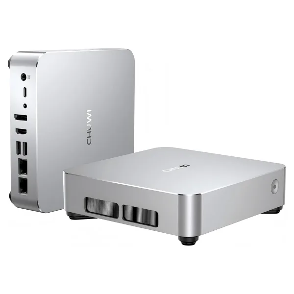 Chuwi AuBox AMD Ryzen 7 8745HS, 32GB DDR5 RAM, 1TB M.2 SSD, Thunderbolt4,Oculink, Wi-Fi 6, BT 5.3, 2x2.5G LAN, HDMI, DP, Type-C Win11 Pro Mini PC