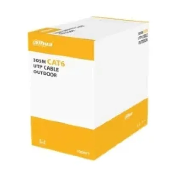 Dahua Pfm922-6Un- Cat6 305 Metre 23Awg Cca Pe Outdoor Siyah Renk Kablo