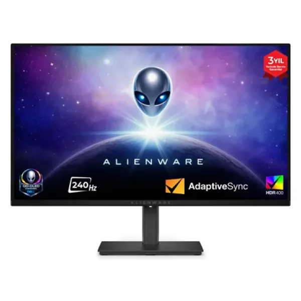 Dell Alienware AW2726DM 27" 0.03 ms 2K Pivot 240 Hz OLED Oyuncu Monitörü