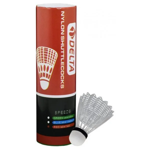 Delta Fast Speed Mantar Başlı 6 Adet Badminton Topu