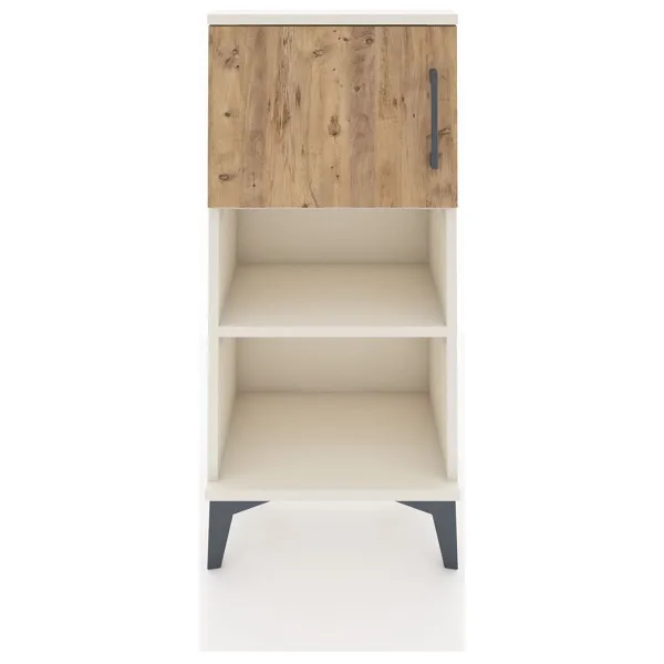 Dienni Arges Komodin 2 Raflı Tek Kapaklı 44X30X96 Aytaşı-Çam