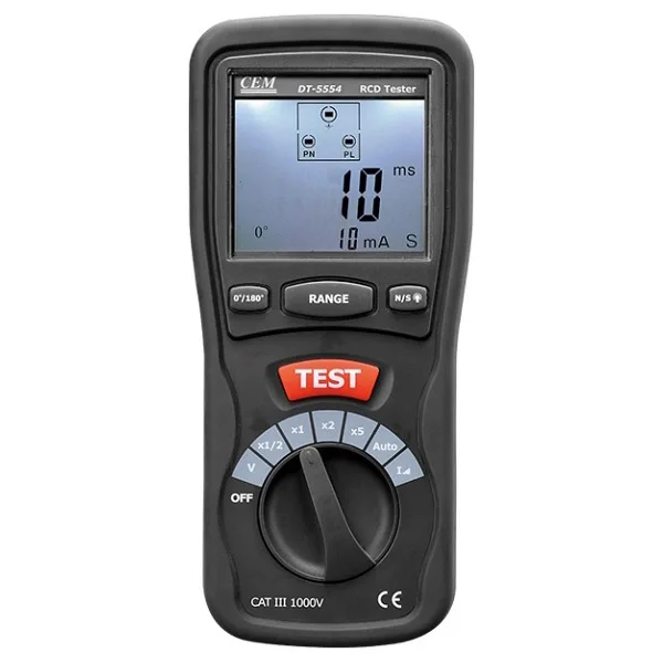 Dt-5554 Kaçak Akım Röle Rcd Test Cihazı