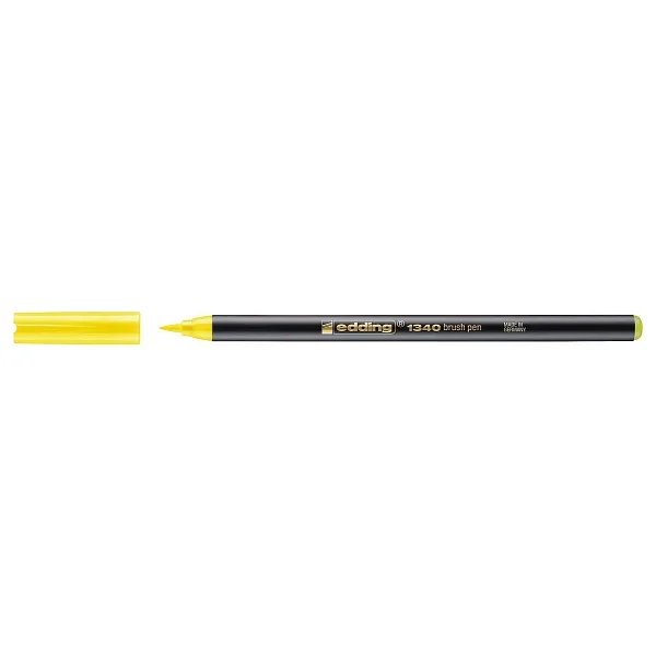 Edding 1340 Sarı Fırça Uçlu Keçeli Kalem