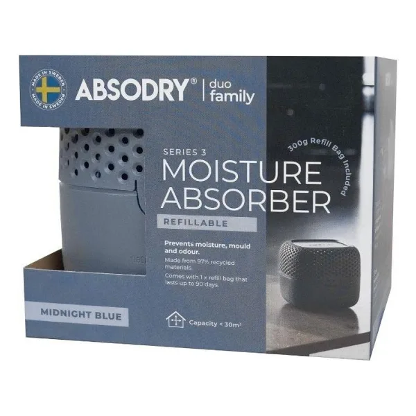 Everbrand Absodry Duo Seri 3 Nem Tutucu Koyu Gri Nem Alıcı, Rutubet Giderici, Korozyon Önleyici