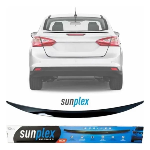Ford Focus 3-4 Sedan Spoiler Piano Black 2012-2019 Arası Modellere Uyumlu Sunplex