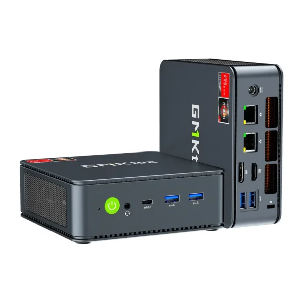 Gmktec M6 Ultra AMD Ryzen 5 7640hs İşlemci, 32gb DDR5 4800mhz RAM, 1tb M.2 SSD, Hdmı/Dp, 4xusb, 2x 2.5gbps Ethernet, Wi-Fi+BT, Win 11 Pro Mini PC