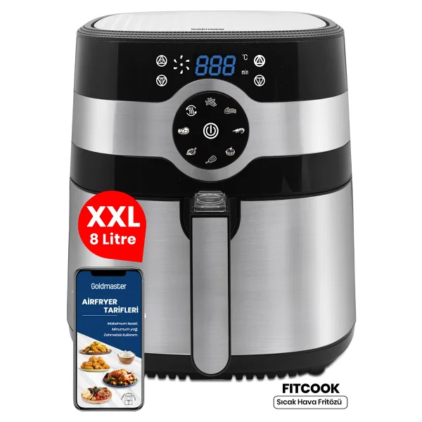 Goldmaster Fitcook GM7455 8 lt Yağsız Fritöz