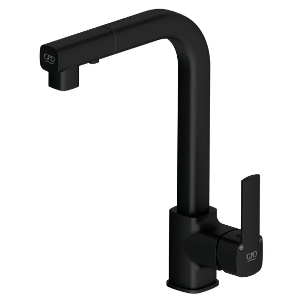 GPD Pedra MES160-S Spiralli Siyah Mutfak Bataryası