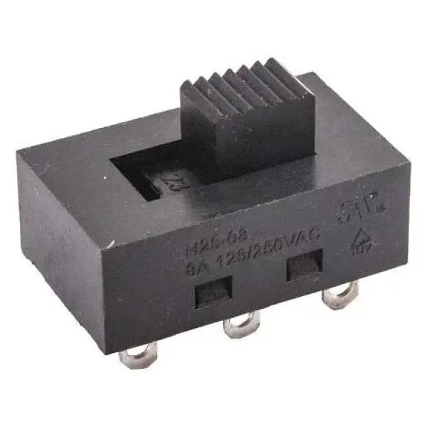 H25-08 2 Konumlu 6-Pin Sürgülü Switch
