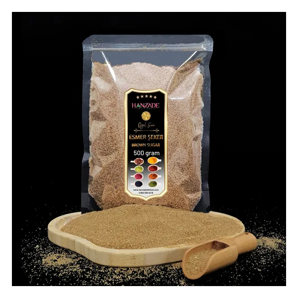 Hanzade Bitkisel Esmer Toz Şeker 500 gr