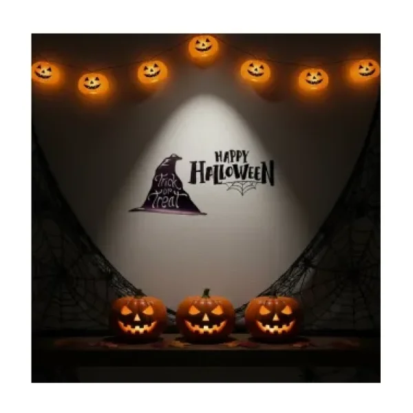 Happy Halloween Temalı Duvar Stickerı