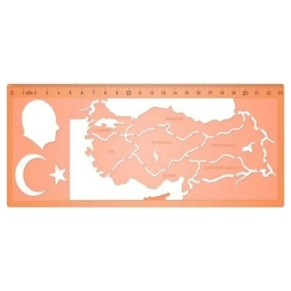 Hatas 02287 Türkiye Haritası Şablonu