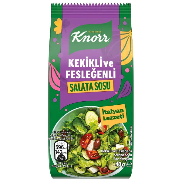 Knorr Fesleğenli ve Kekikli Salata Sosu 40 gr