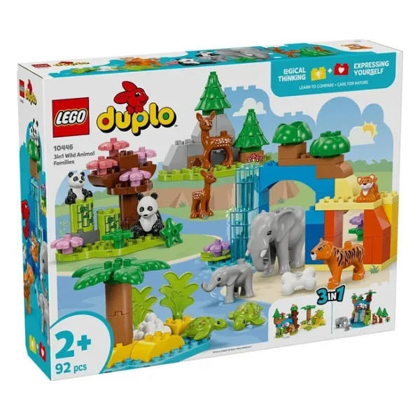 Lego 10446 Duplo 3'ü 1 Arada Vahşi Hayvan Aileleri