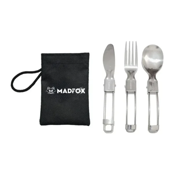 Madfox Heavy Duty 3IN1 Katlanır Çatal Kaşık Bıçak Seti