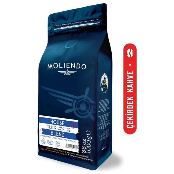 Moliendo House Blend Çekirdek Filtre Kahve 1 kg