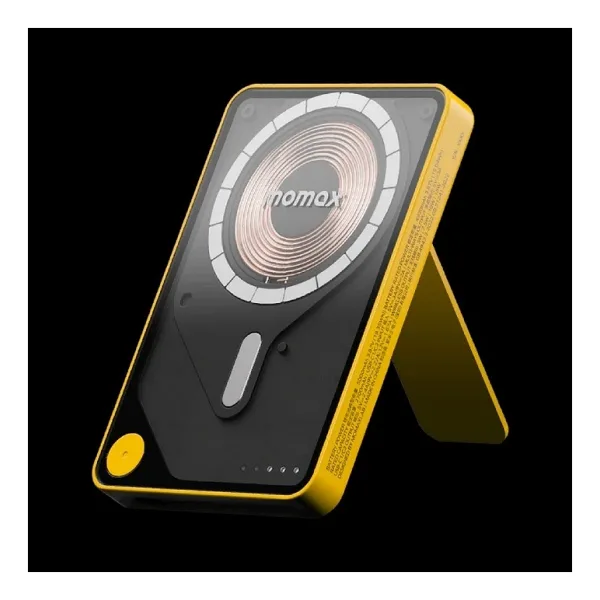 Momax 1-Power X Pro Sarı 5000 mAh Hızlı Şarj Kablosuz Powerbank