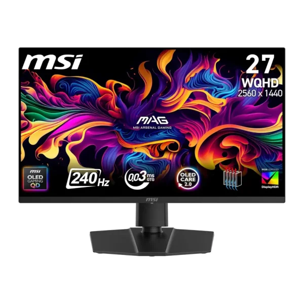 MSI MAG 273QP QD-OLED X24 26.5" 0.03 ms 2K Pivot 240 Hz Oyuncu Monitörü