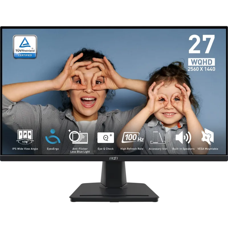 MSI PRO MP275Q 27" 1 ms 2K IPS 100 Hz Monitör