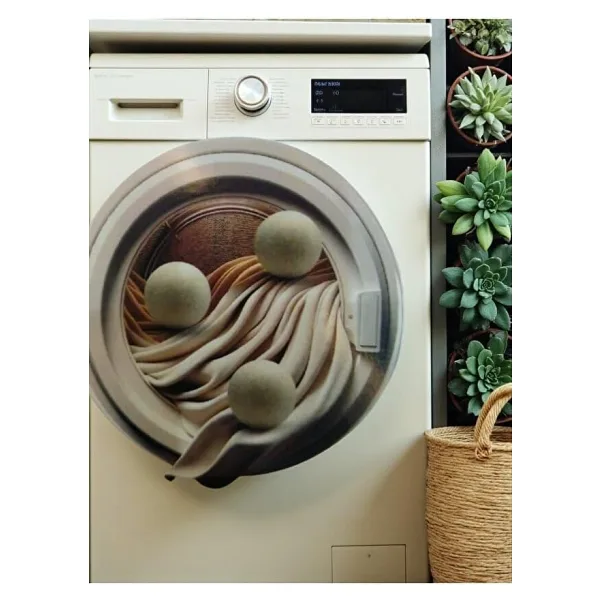 Mucit Home 3 Adet Yün Kurutma Topu Kurutma Makinesi Için Doğal Yumuşatıcı Çamaşır Kurutma Topları