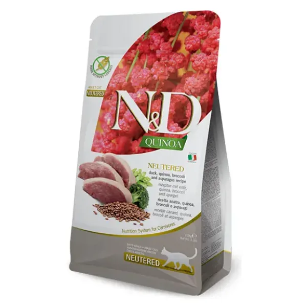N&D Quinoa Neutered Ördek Etli 1.5 kg Kısırlaştırılmış Yetişkin Kedi Maması