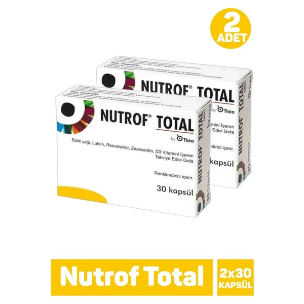 Nutrof Total 30 Kapsül 2'li
