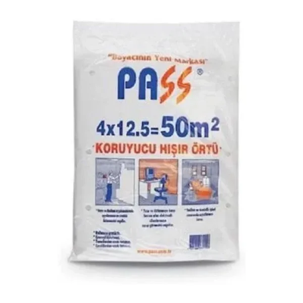 PASS Naylon Koruyucu Hışır Örtü (50 m2)