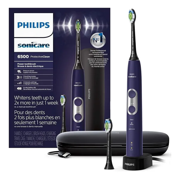 Philips Sonicare 6500 ProtectiveClean Mor Şarjlı Diş Fırçası