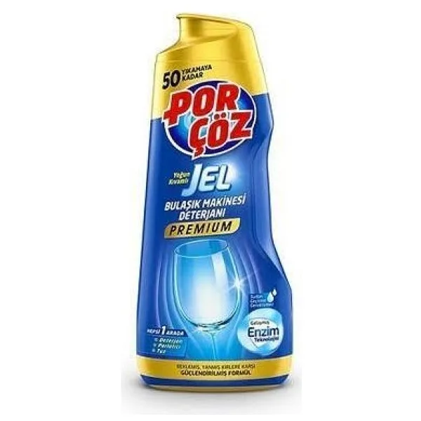 Porçöz Premium Bulaşık Makinesi Jel Deterjanı 900 ml