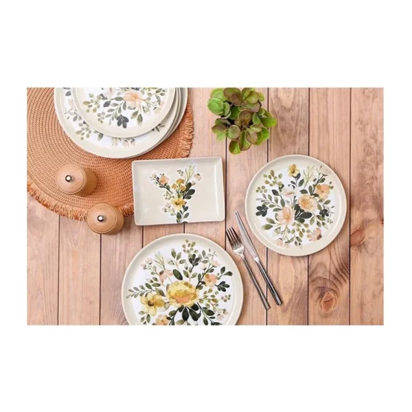 Porland Floral 18 Parça 6 Kişilik Kahvaltı Takımı