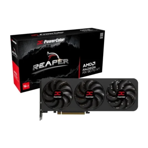 PowerColor RX 9070 XT Reaper 16G-A 256 Bit GDDR6 16 GB Ekran Kartı