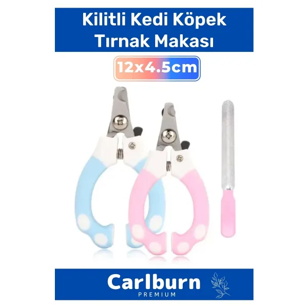Premium Üretim Güvenlik Kelepçeli Pratik Taşınabilir Evcil Hayvan Kilitli Kedi Köpek Tırnak Makası