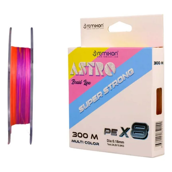 Remixon Astro 8X 300 m 0.20 mm 11.8 kg Multicolor İp Misina