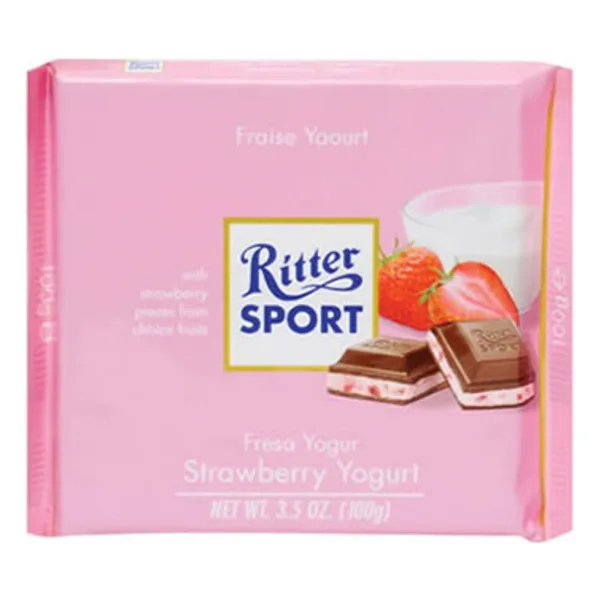 Ritter Sport Çilekli Yoğurtlu Çikolata 100 gr