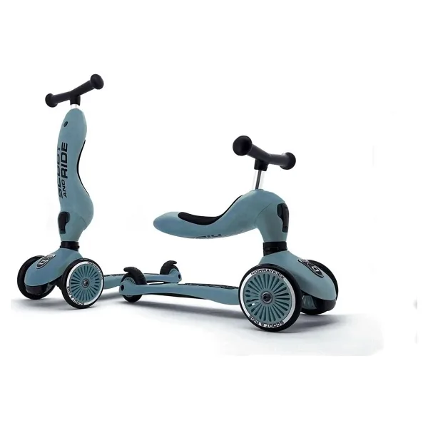 Scoot And Ride Highwaykick 1 Petrol Mavisi 3 Tekerlekli Oturaklı Çocuk Scooter
