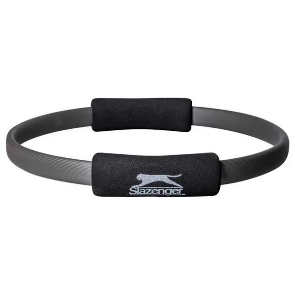 Slazenger Pilates Çemberi Sünger Tutacaklı Unisex Egzersiz Aletleri - Siyah