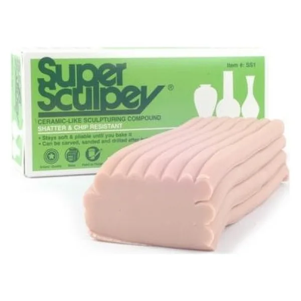 Super Sculpey Fırınlanabilir Seramik ve Model Hamuru 454 G