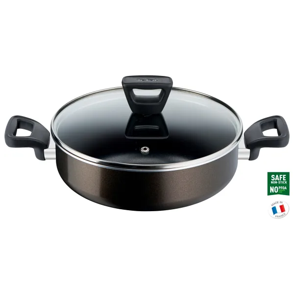 Tefal Titanyum 2X XL Difüzyon Tabanlı 26 cm Kısa Tencere