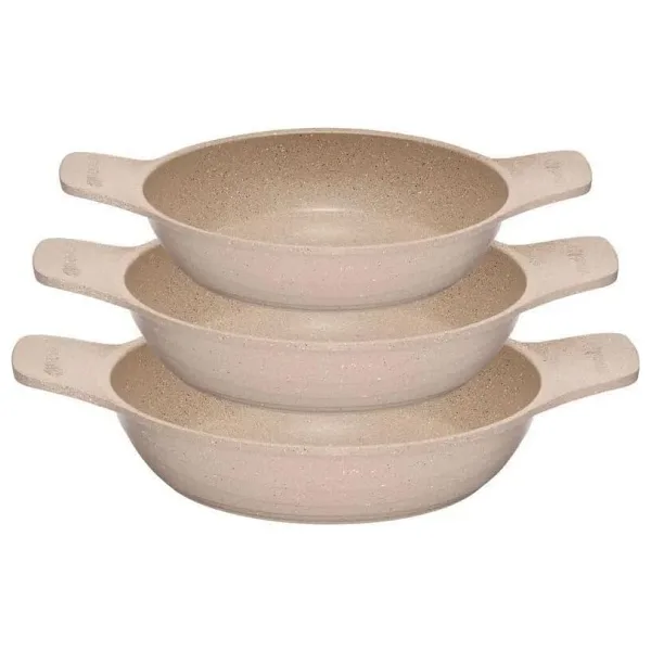 Thermoad 18-20-22 cm 3'lü Güveç Sahan Seti